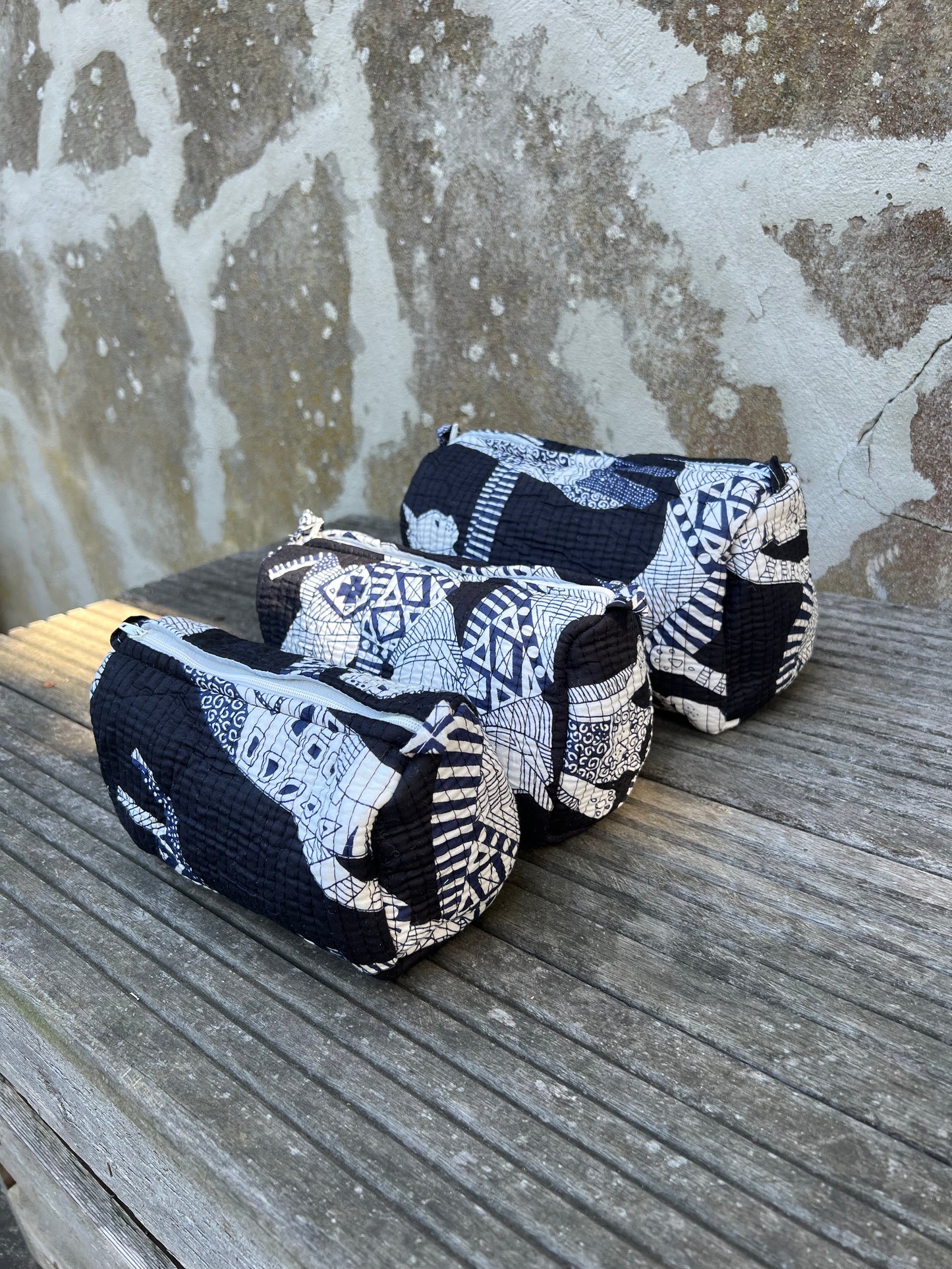 Trousse de toilette matelassée 100% coton