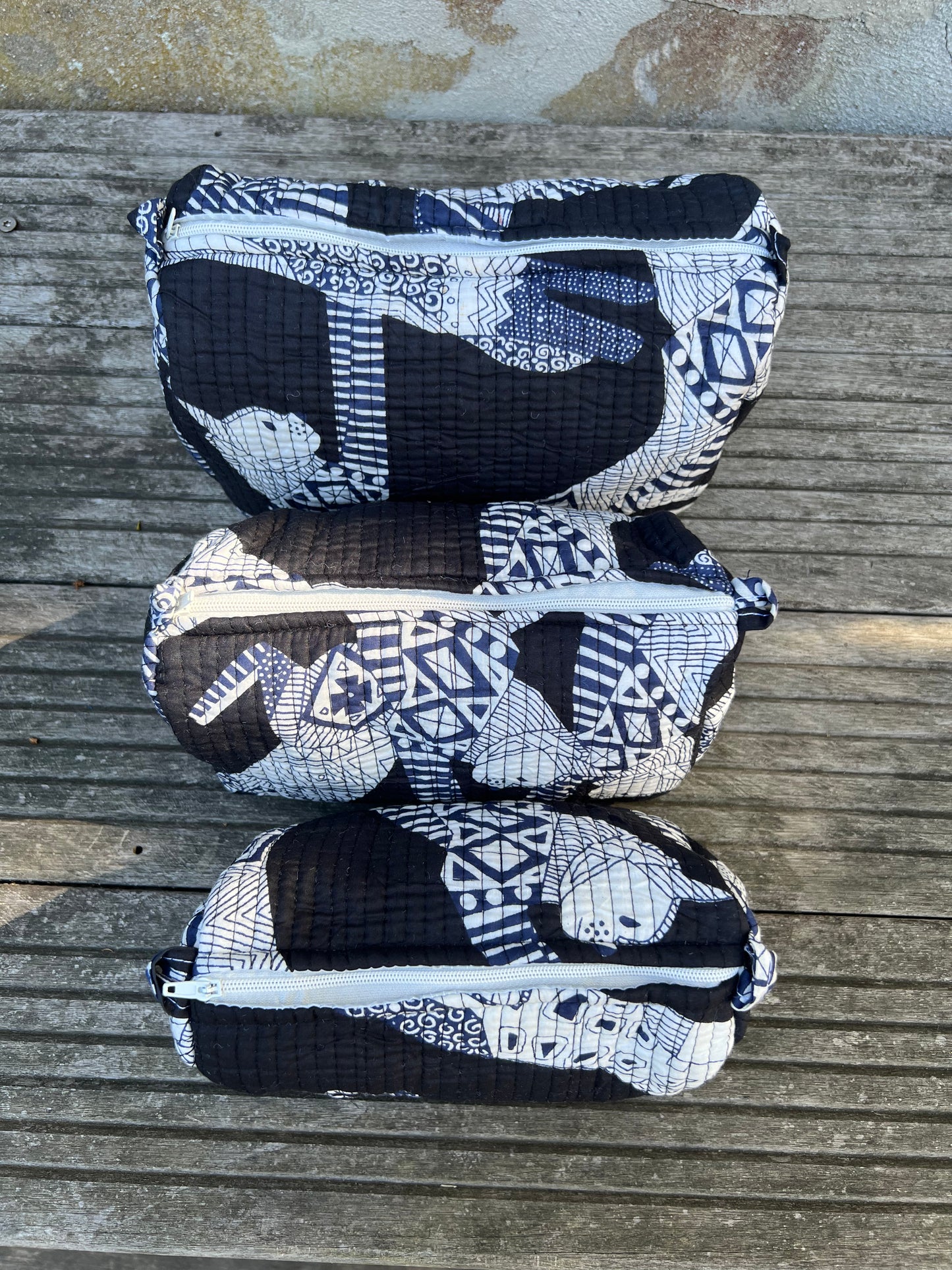 Trousse de toilette matelassée 100% coton