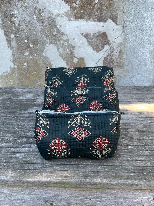 Trousse de toilette matelassée 100% coton