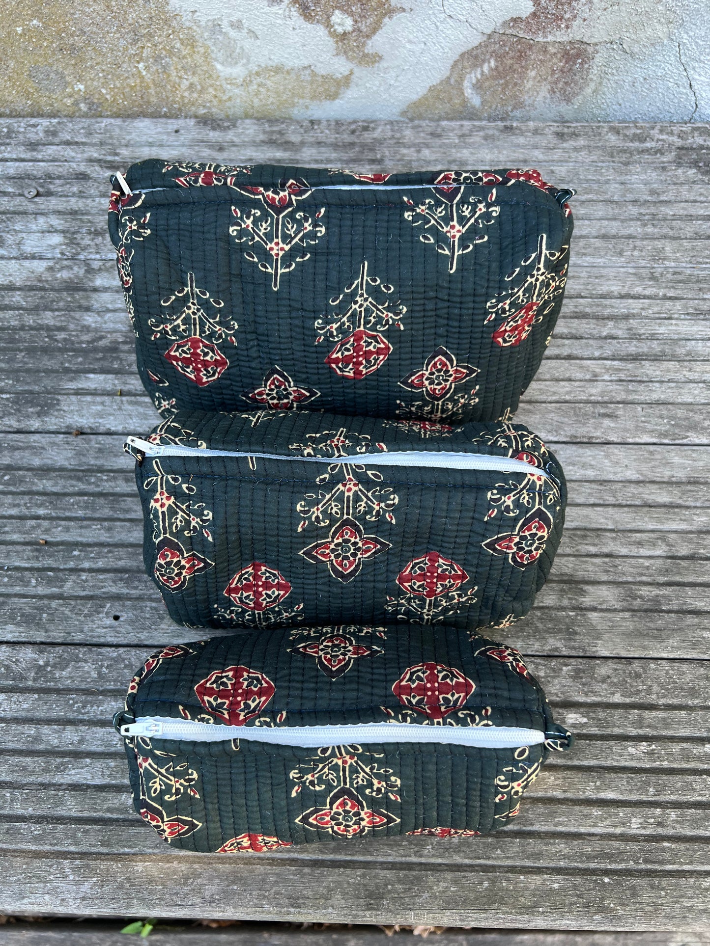 Trousse de toilette matelassée 100% coton